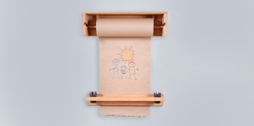 DIY Back to School Wall Easel: